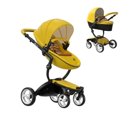 MIMA Комбинирана количка Xari - Yellow LIMITED EDITION