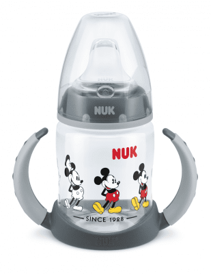 NUK First Choice Шише за сок Mickey 150мл. - черен