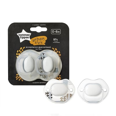 TOMMEE TIPPEE Ортодонтични залъгалки Urban Style (0-6м.) (2бр./оп.)