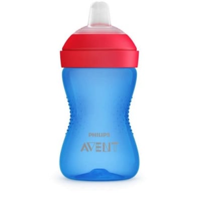 PHILIPS AVENT Неразливаща се чаша с мек накрайник, 300мл. (9м+) - синя