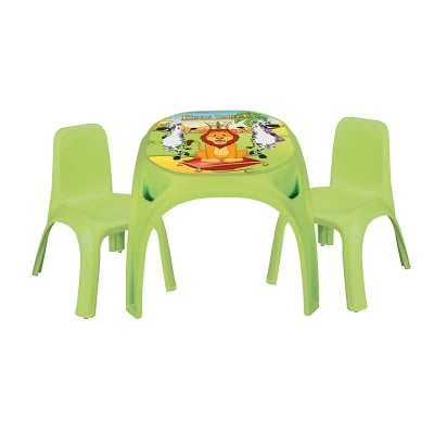 PILSAN Маса King с два стола - Зелен