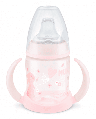 NUK Шише за сок с накрайник силикон Rose 150мл.