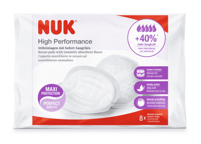 NUK Подплънки за кърмачка Hihg performance - 8бр.