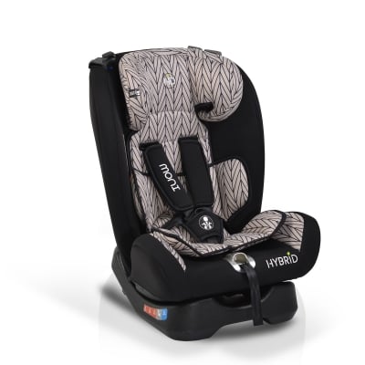 MONI Детско столче за кола Hybrid Premium (0-36кг.) - бежови линии