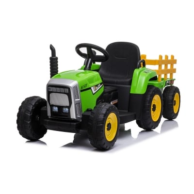 MONI Акумулаторен трактор Farmer - зелен