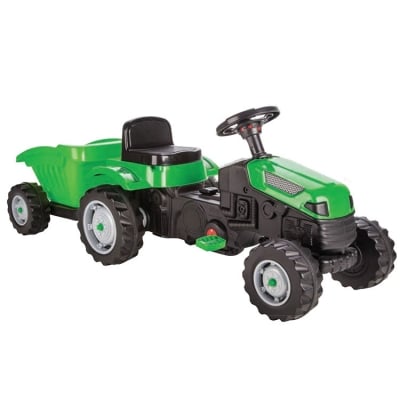 PILSAN Трактор Active с ремарке - Зелен