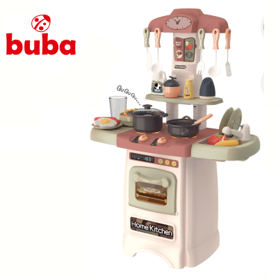 BUBA Детска кухня Home Kitchen Ретро - розова