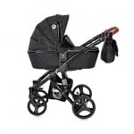 LORELLI Комбинирана детска количка Rimini+чанта - Forest Green&Black   