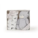 CANGAROO Бебешко одеяло 90/75см. с играчка - Grey bear