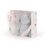 CANGAROO Бебешко одеяло 90/75см. с играчка - Elephant pink