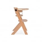 CANGAROO Дървен стол за хранене 2в1 Nuttle - натурален