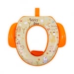 LORELLI Мека приставка за тоалетна със закачалки Животни - Оранжева 