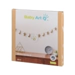 BABY ART Златист гирлянд с отпечатък с боички 