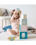 BABY ART Активни кубчета за кула с отпечатъци с боички 