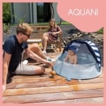 BABYMOOV Сгъваема кошара 3 в 1 с UV фактор 50+ Aquani - Marine