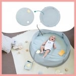 BABYMOOV Сгъваема кошара 3 в 1 с UV фактор 50+ Aquani - Marine