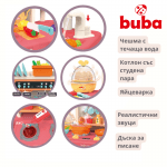 BUBA Детска кухня Home Kitchen 65 части - розова