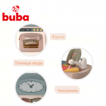 BUBA Детска кухня Home Kitchen Ретро - сива