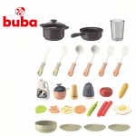 BUBA Детска кухня Home Kitchen Ретро - сива