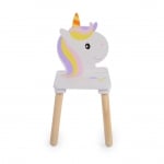 MONI Дървен сет маса с два стола - Unicorn