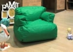 Детски фотьойл 100% водоустойчив - зелен