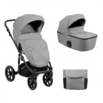 KIKKA BOO Комбинирана количка 2в1 с твърд кош Amani - Grey