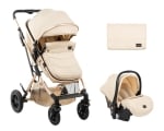 KIKKA BOO Комбинирана количка 3в1 с трансф.седалка Kaia - Beige