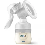 PHILIPS AVENT Комплект за кърмене с ръчна помпа за кърма Natural Motion, стерилизатор за микровълнова, шишета Natural Response 2 бр. от 125мл и 2 броя от 260мл, 2 бр. залъгалки 0-6м, 4 биберона Natural Response, четка