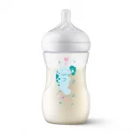 PHILIPS AVENT Подаръчен комплект за бебе Philips AVENT SCD837/11 Октоподи с 2 бр. шишета за хранене Natural Response 260 мл с биберони без протичане Поток 3 и 2 бр. залъгалки Ultra Air, 1м+