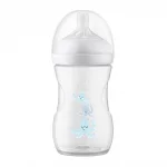 PHILIPS AVENT Подаръчен комплект за бебе Philips AVENT SCD837/11 Октоподи с 2 бр. шишета за хранене Natural Response 260 мл с биберони без протичане Поток 3 и 2 бр. залъгалки Ultra Air, 1м+