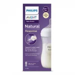 PHILIPS AVENT Шише за хранене Natural Response 260 мл с биберон без протичане Natural Response Поток 3, 1м+