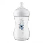 PHILIPS AVENT Шише за хранене Natural Response 260 мл с биберон без протичане Natural Response Поток 3, 1м+, с картинка Коала