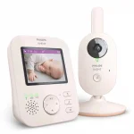 PHILIPS AVENT Дигитален видео бебефон Advanced  с 2,8-инчов цветен екран, 2 x Zoom, нощно виждане, двустранна звукова комуникация, 6 нежни мелодии, цвят Coral/Cream