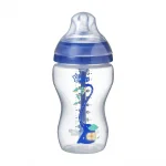 TOMMEE TIPPEE Шише за хранене Advanced Anti-Colic (3м+) 340мл. - синьо с декорация