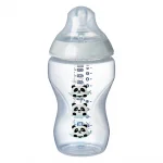 TOMMEE TIPPEE Шише за хранене EASI VENT с декорация 340мл. (3м+) - панди