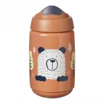 TOMMEE TIPPEE  Неразливаща се чаша с твърд накрайник SuperStar Sippee Cup, с антибактериално покритие Bacshield, 390 мл, 12м+, оранжева