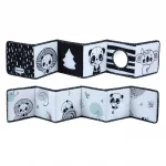 TINY LOVE Мека двулицева книжка-обиколник  Double-sided First Book от серията Black&White Décor, 0м+