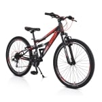 BYOX Велосипед със скорости 26" VERSUS - черен/червен