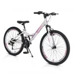 BYOX Велосипед със скорости 24“ Princess - бял