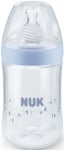 NUK Шише със силиконов биберон Nature Sense PP 260 мл. (6-18 м.)