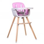 BUBA Столче за хранене Carino - розово