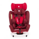 KIKKA BOO Стол за кола 0-1-2-3 (0-36 кг) 4 Fix Red Melange