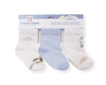 KIKKA BOO Бебешки памучни чорапи PUPPY ON BALLOON BLUE 1-2 години