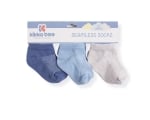 KIKKA BOO Бебешки памучни чорапи терлички SOLID NAVY 6-12 месеца