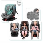 KINDERKRAFT Столче за кола Vado IsoFix (0-25кг.) - cиво