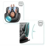 KINDERKRAFT Столче за кола Vado IsoFix (0-25кг.) - cиво