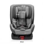 KINDERKRAFT Столче за кола Vado IsoFix (0-25кг.) - cиво