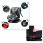 KINDERKRAFT Столче за кола Vado IsoFix (0-25 kg.) - черно