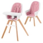 KINDERKRAFT Столче за хранене TIXI - розово