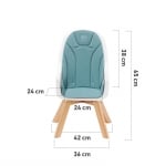 KINDERKRAFT Столче за хранене TIXI - розово